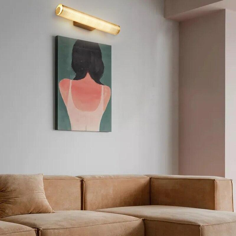 Bara Luxe Wandlamp – Gouden Wandverlichting met Elegante Afwerking voor Badkamer & Slaapkamer