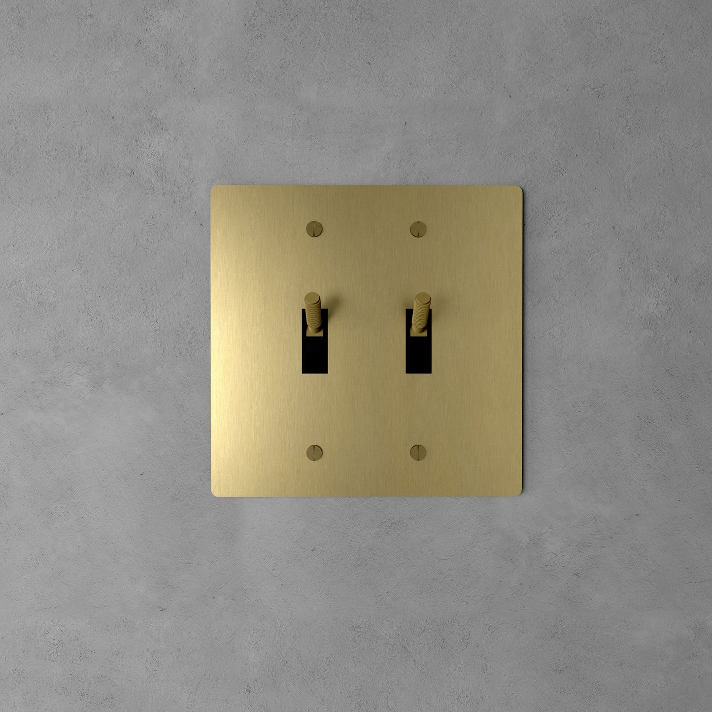 Luxe Messing Tuimelschakelaar Met Minimalistisch Design En Hoogwaardige Afwerking