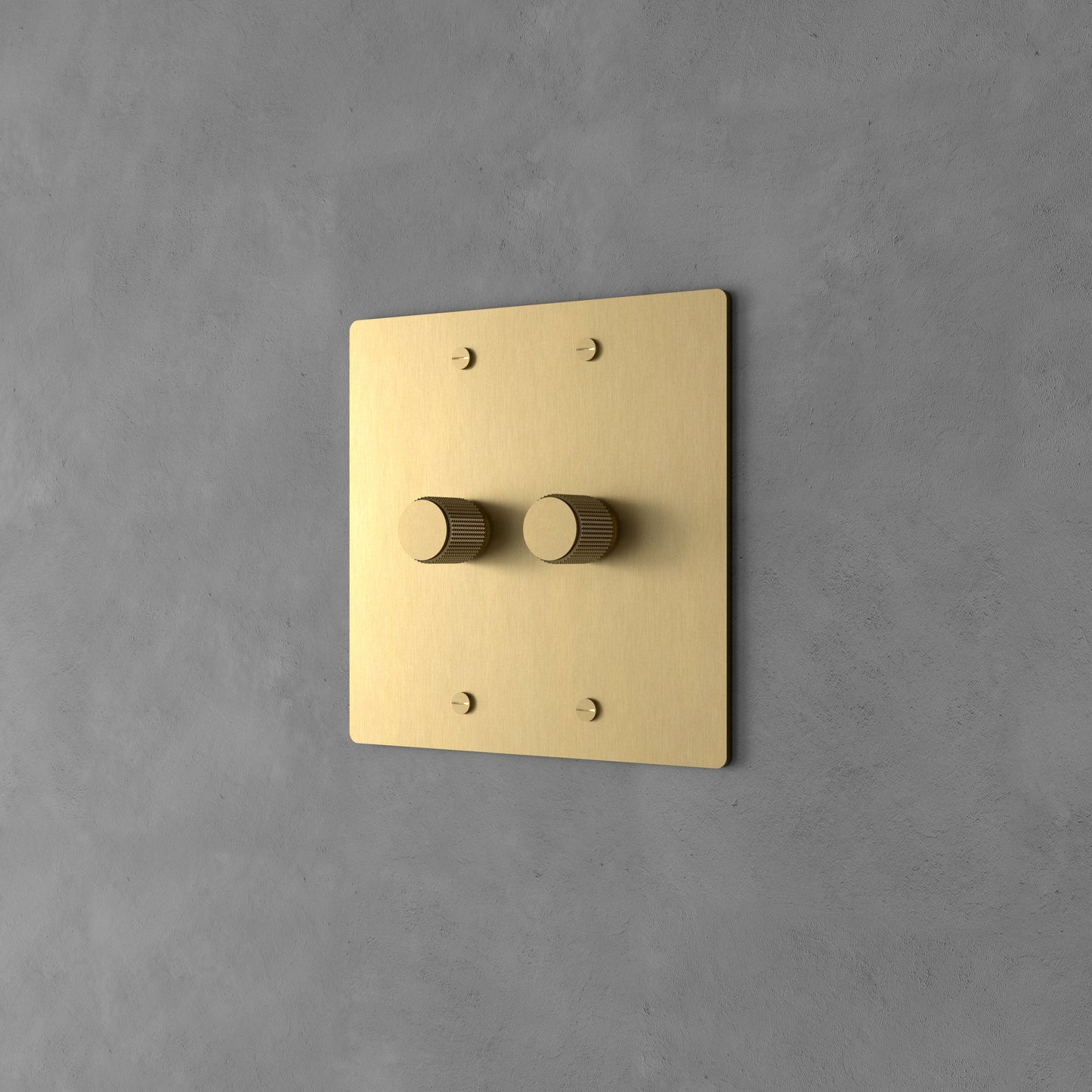 Luxe Messing Dimmer Schakelaar Met Draaiknop En Tijdloos Design