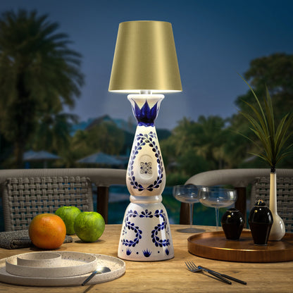 Flessenlamp Draadloos Oplaadbaar LED Zwart 3000K USB-C Tafellamp Wijnfles Bar Sfeerverlichting