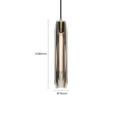 Post Moderne Messing Hanglamp Met K9 Kristal En Verstelbare Kabel