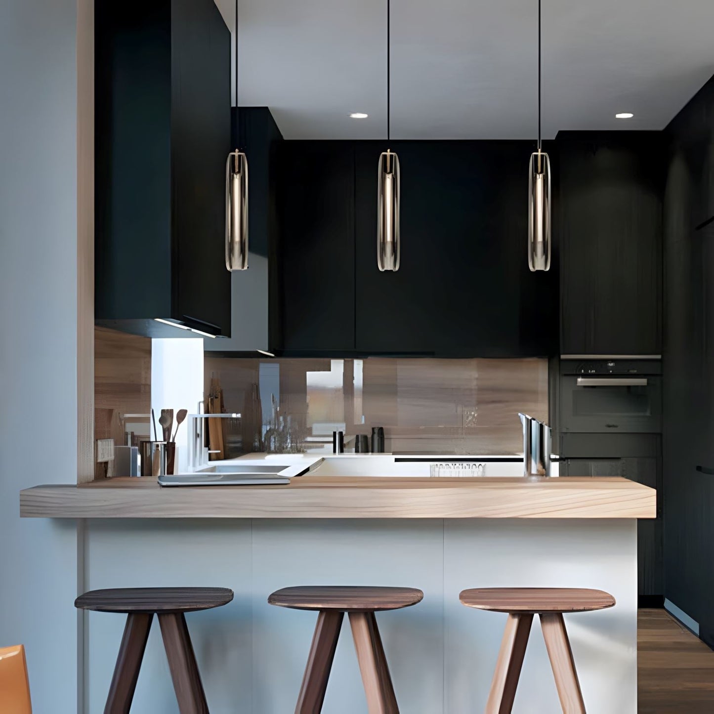 Post Moderne Messing Hanglamp Met K9 Kristal En Verstelbare Kabel