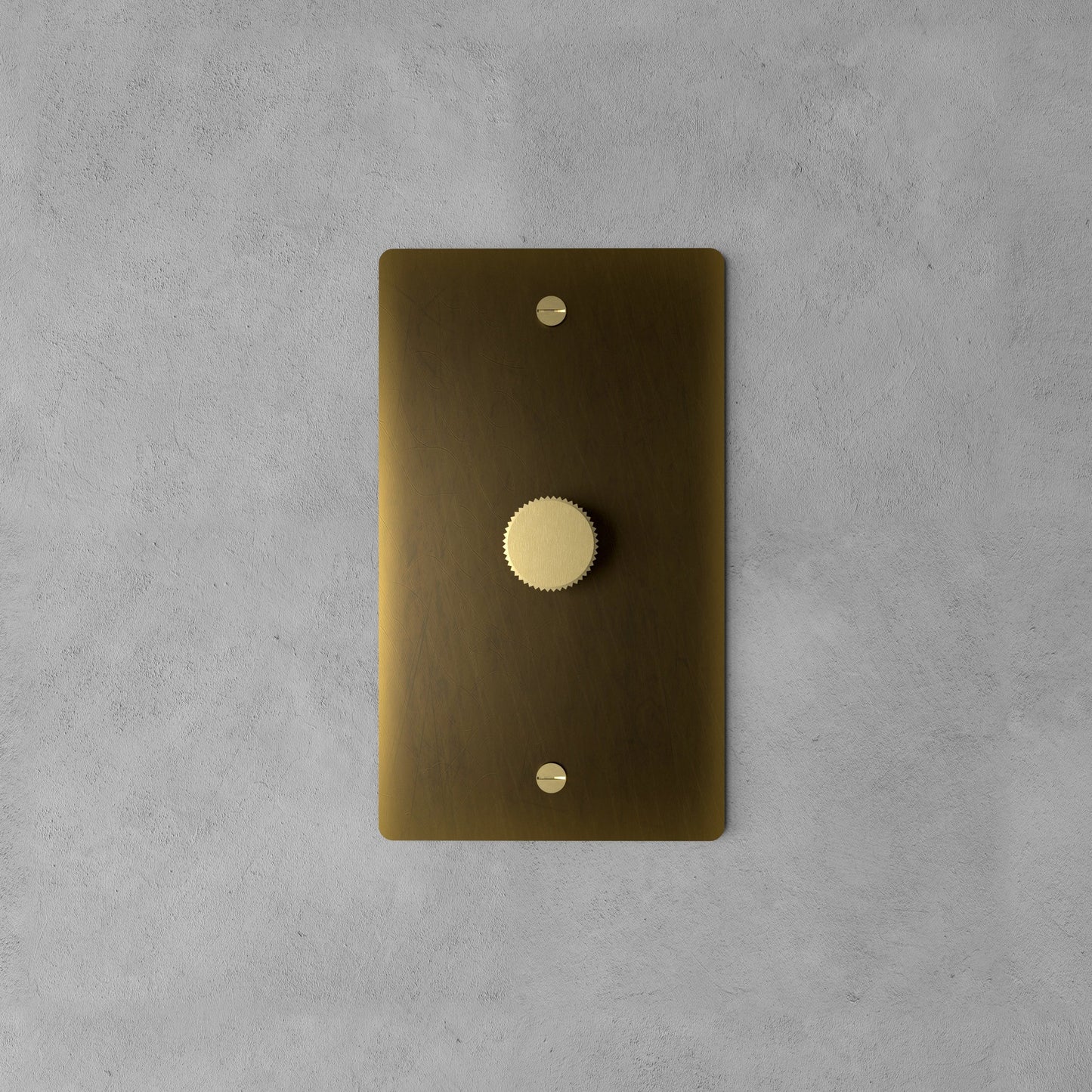 Luxe Messing Dimmer Schakelaar Met Draaiknop En Tijdloos Design