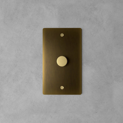 Luxe Messing Dimmer Schakelaar Met Draaiknop En Tijdloos Design