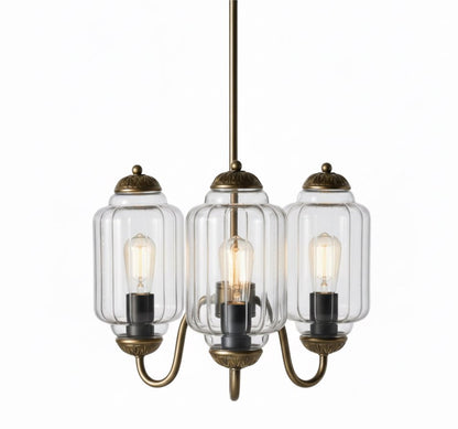 Vintage Melkglazen Hanglamp met Gegolfde Rand – Scandinavische Sfeerverlichting voor Keuken en Slaapkamer