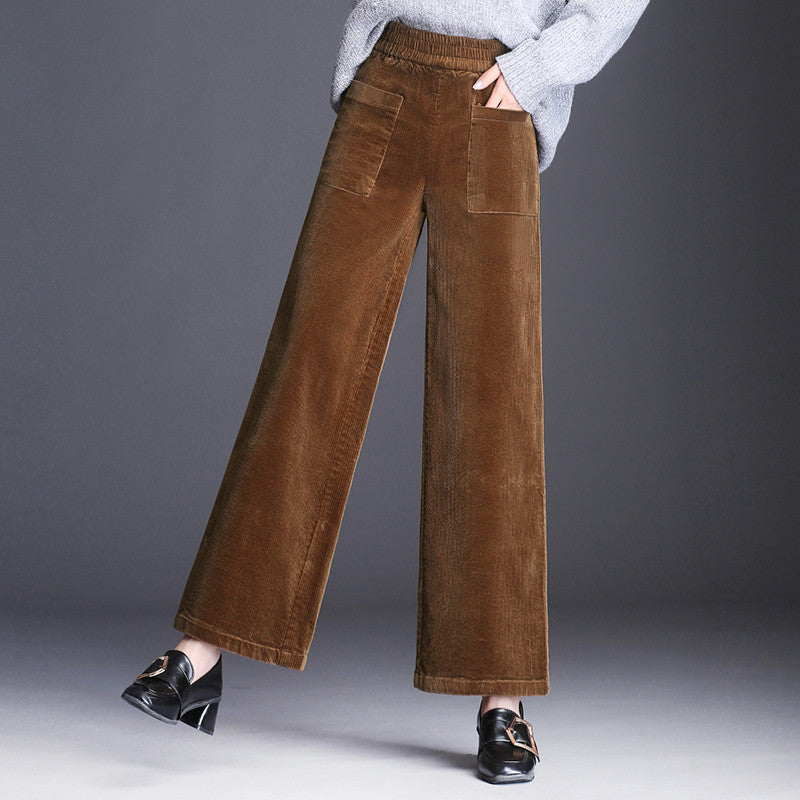 Damesbroek Corduroy Wijd Model Comfortabel
