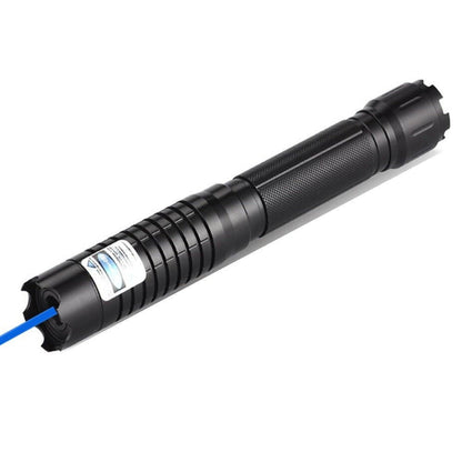 Tactische Laserzoeker 450nm Hoge Intensiteit Verstelbare Focus Aluminium Behuizing 5000m+ Bereik Outdoor Survival Zaklamp Vuurstarter Blauw Laser Compacte Krachtige Lichtstraal