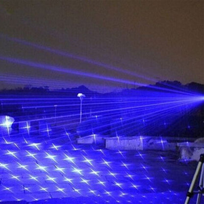 Tactische Laserzoeker 450nm Hoge Intensiteit Verstelbare Focus Aluminium Behuizing 5000m+ Bereik Outdoor Survival Zaklamp Vuurstarter Blauw Laser Compacte Krachtige Lichtstraal