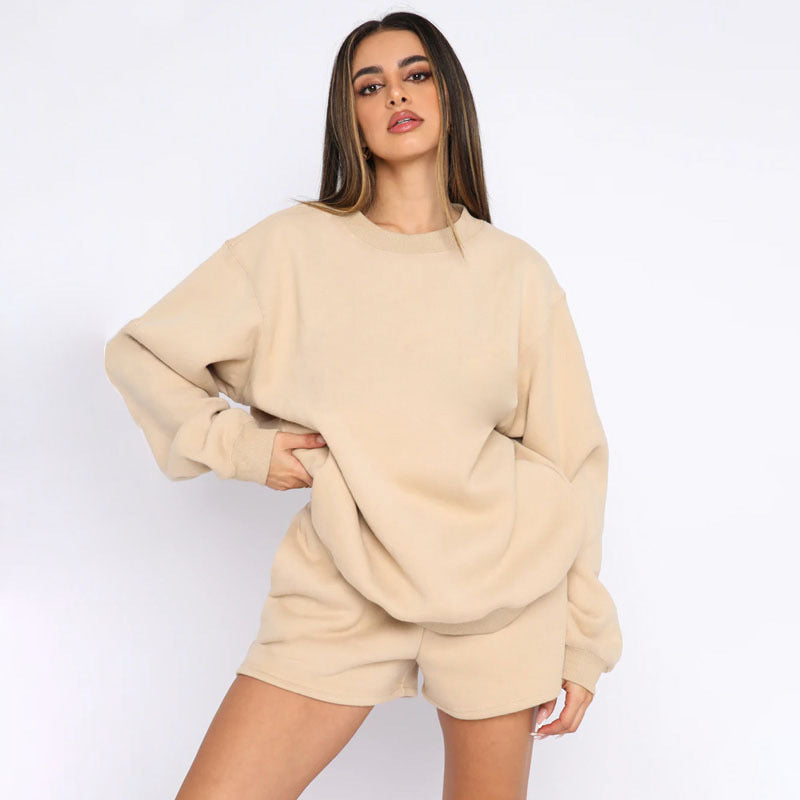 Dames Zomeroutfit Comfy Tweedelig Sweater Set