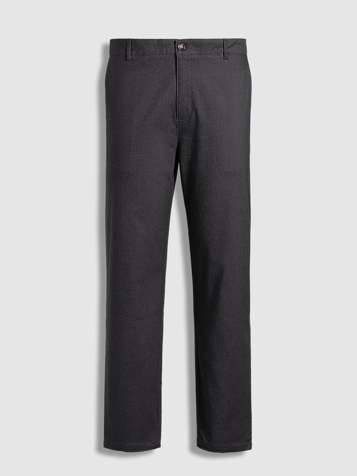 Donkerblauwe Chino Broek Mannen Slim Fit Modieus