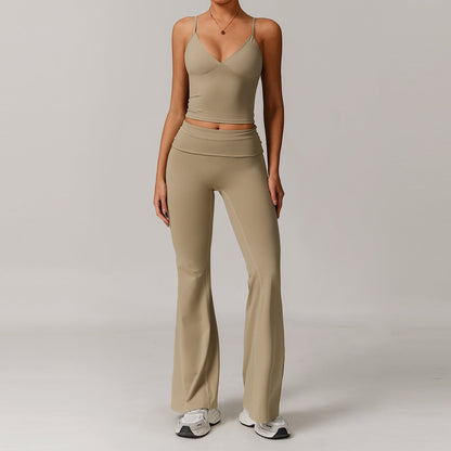 Yoga Sportset Dames 2-Delig Comfortabel Naadloos