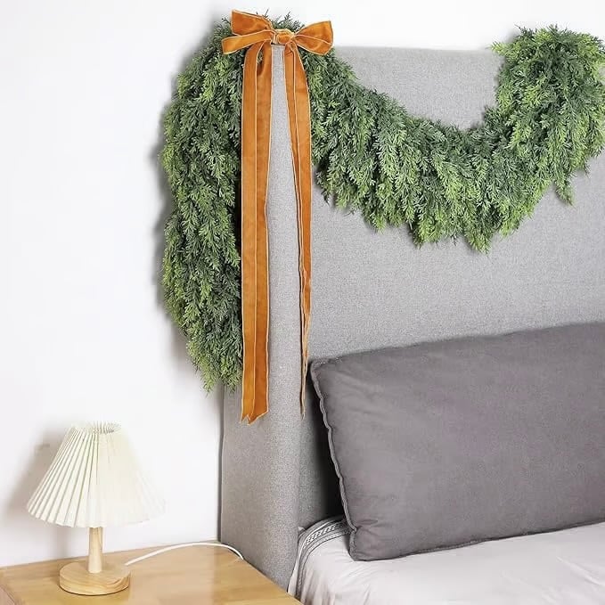 Luxe kunstmatige cypressen-slinger van 1,8 meter voor binnen en buiten decoratie
