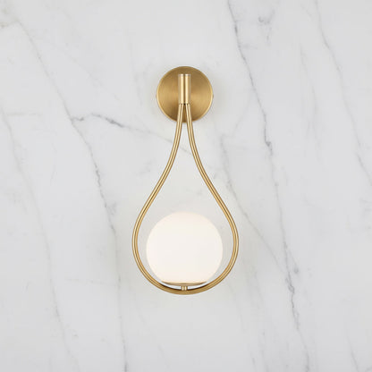 Moderne Scandinavische Wandlamp met Metalen Afwerking