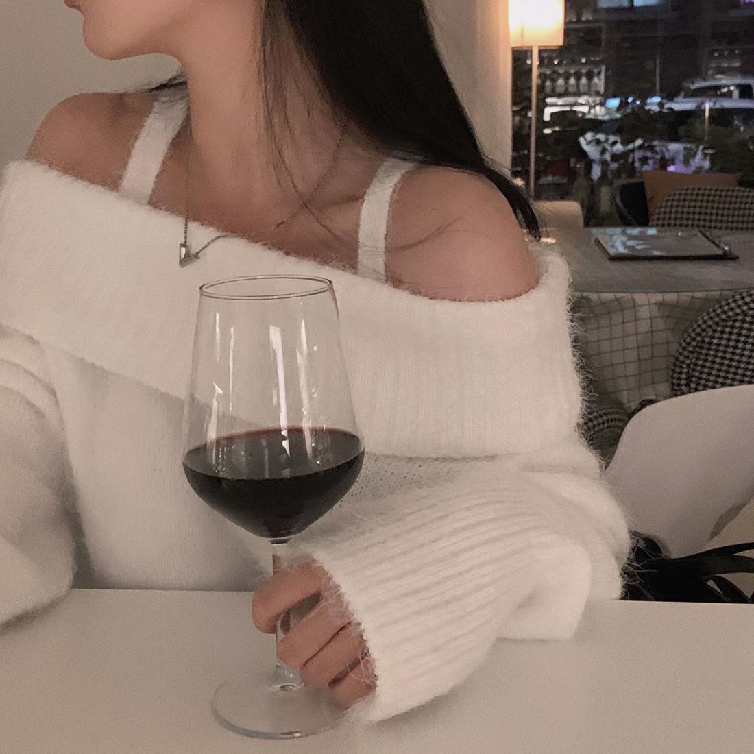 Dames Trui Off-shoulder Gebreid Stijlvol