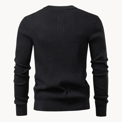 Heren Trui Ronde Hals Knoopsluiting Casual Dagelijkse Trui