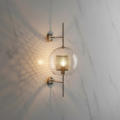 Moderne Glazen Wandlamp – Stijlvolle Verlichting met Klassieke Uitstraling