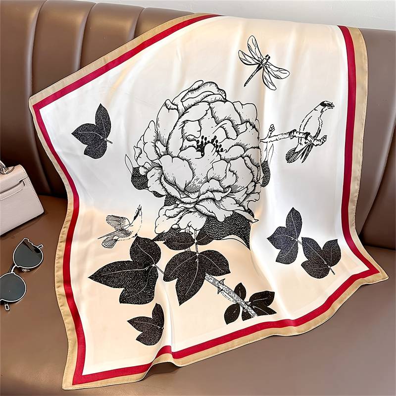 Sjaal Geprint Elegant Modisch Accessoire