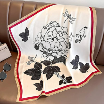 Sjaal Geprint Elegant Modisch Accessoire