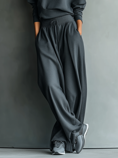 Dames Brei-ensemble Comfortabele Wijde Broek