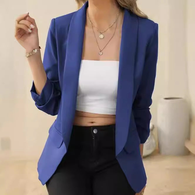 Dames Blazer Elegante Kantoorkleding Trendy Stijl