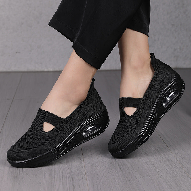 Dames Comfortabele Orthopedische Sneaker Wedgeballetjes