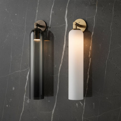 Glazen Wandlamp met Gouden of Zwarte Armatuur – Moderne Verlichtingstoevoeging