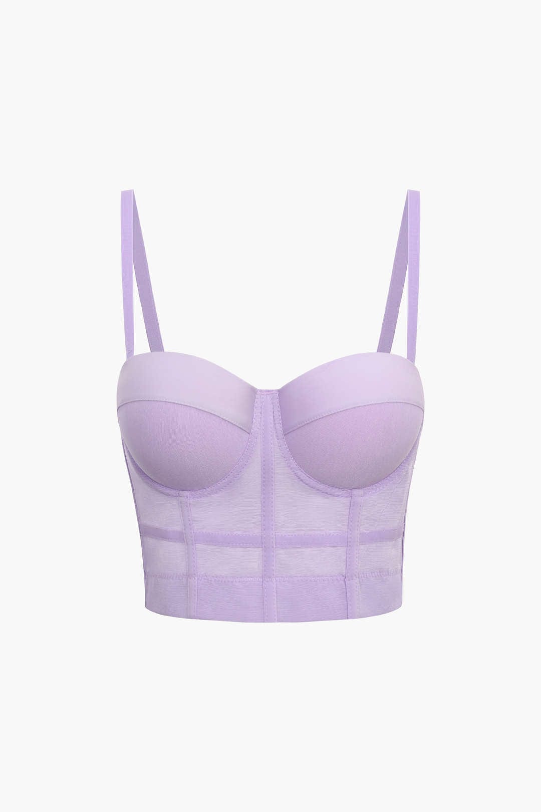 Bh-top met Beugelcups en Mesh voor Vrouw