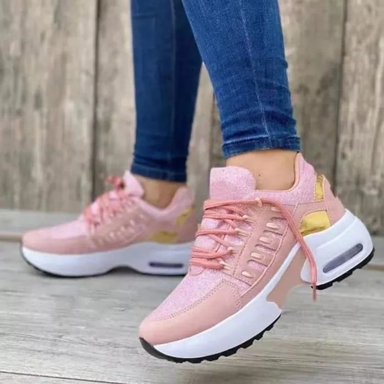 Leren Sneakers met Luchtzool