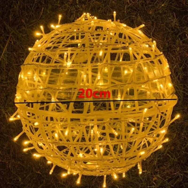 LED Lichtbol Buiten Waterdicht 20cm IP65 Warm Wit Tuinverlichting