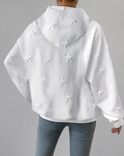 Wit Sweatshirt Klassiek Comfortabel voor Dames en Heren