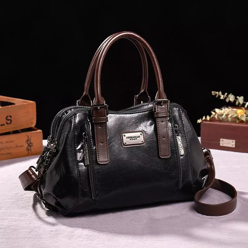 Leren Tassen Valentina Stijlvolle Handtas