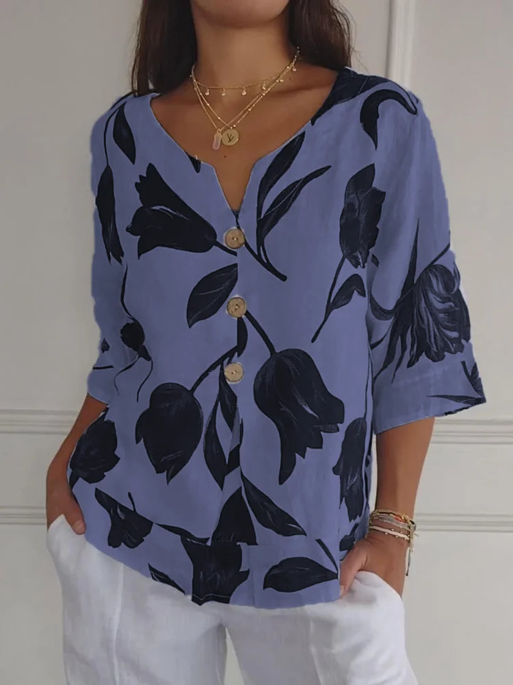 V-hals Blouse Rebecca
