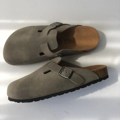 Suède Pantoffels Premium Handgemaakt Unisex
