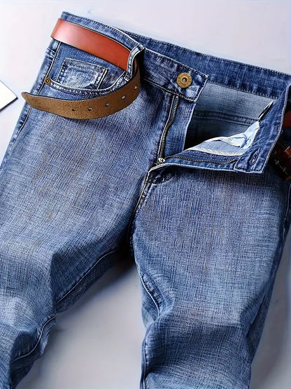 Heren Jeans Comfortabele Klassieke Fit