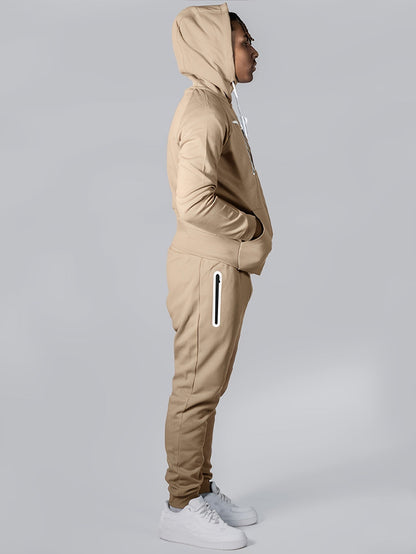 Lange Mouw Hoodie Stretch voor Heren en Dames