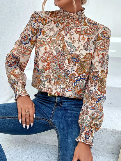 Dames Top Lange Mouwen Elegant Zwart
