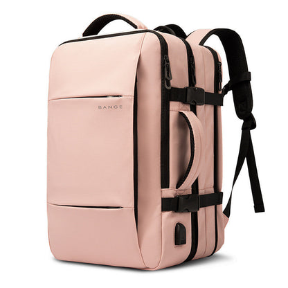 Business Casual Rugzak Zwart Blauw Groen Grijs Roze | Veelzijdige Dagrugtas voor Werk Reizen Laptop School | Premium Waterdichte Polyester Reis Backpack 15 inch Laptopvak | Ergonomische Gewatteerde Schouderbanden