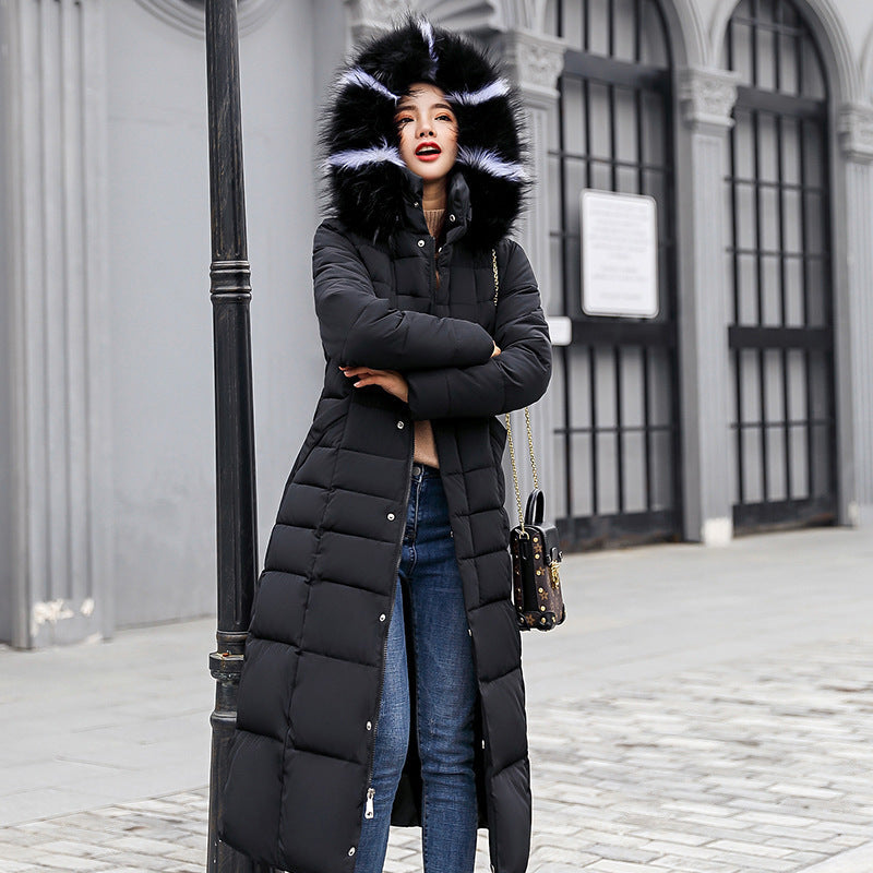 Dames Donzen Parka Lange Warme Winterjas