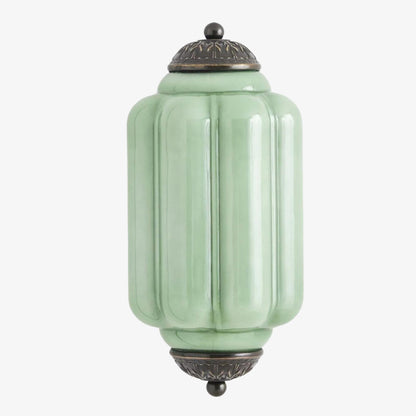 Eloise Vintage Scalloped Milk Glass Wall Sconce - Modern Accent Lighting for Bathroom and Bedroom