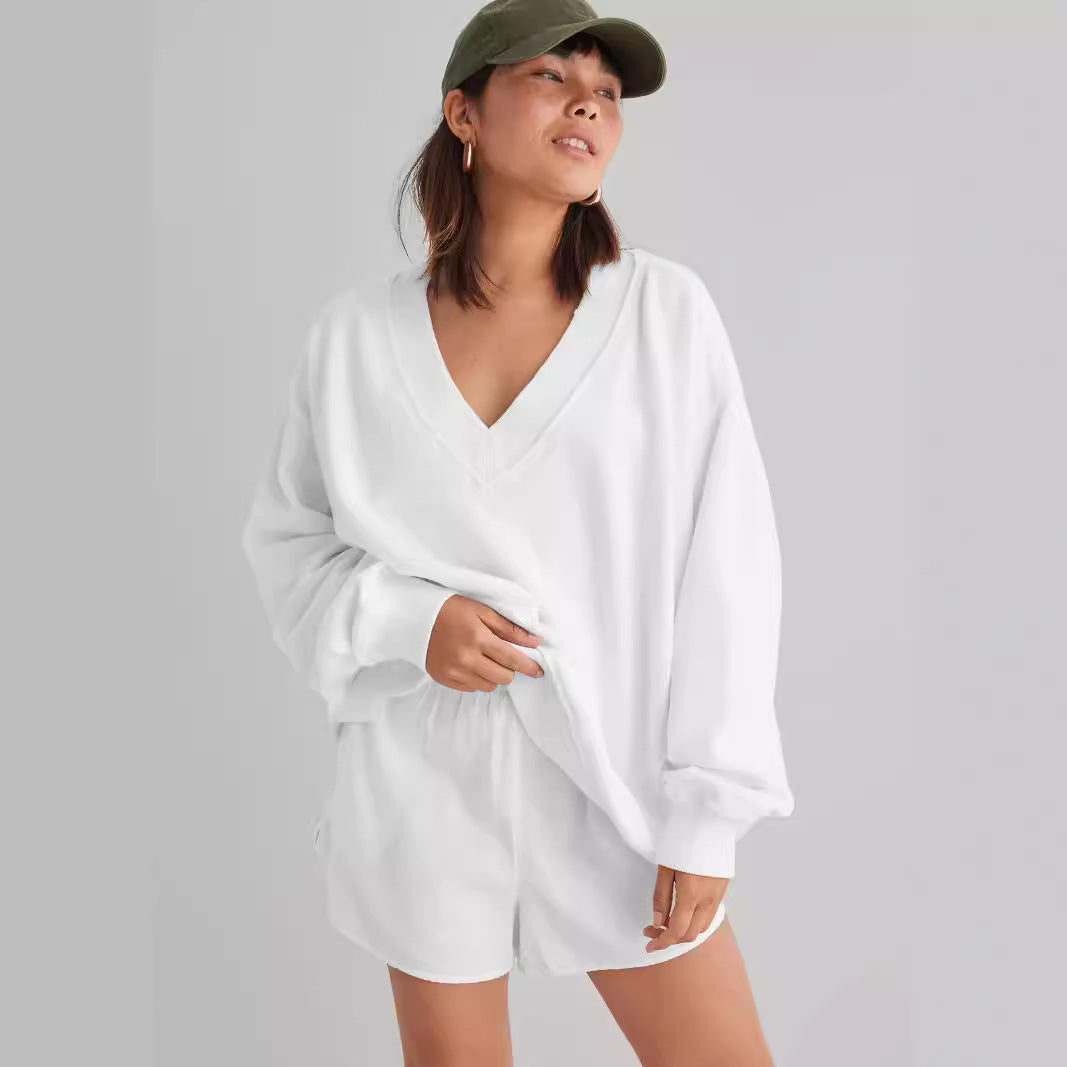 Dames Sweater Comfortabel met V-Hals Zacht en Warm