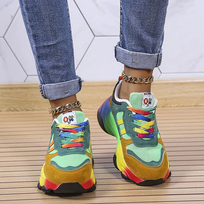 Dames Regenboogschoenen Orthopedisch Comfortabel