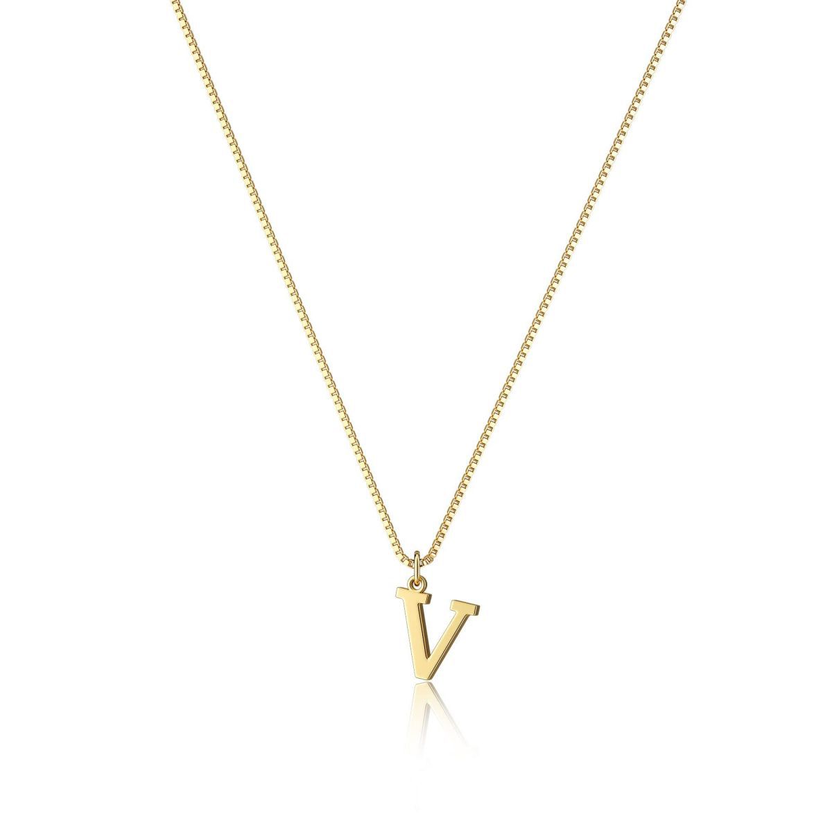 Gouden Ketting met Initialen voor Vrouw Persoonlijke Letter Sieraden
