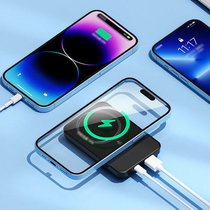 Draagbare Powerbank 20000mAh – Snellader met Draadloos Opladen
