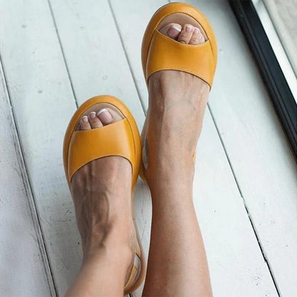 Vrouwen Sandalen Orthopedisch Comfortabel Peep Toe