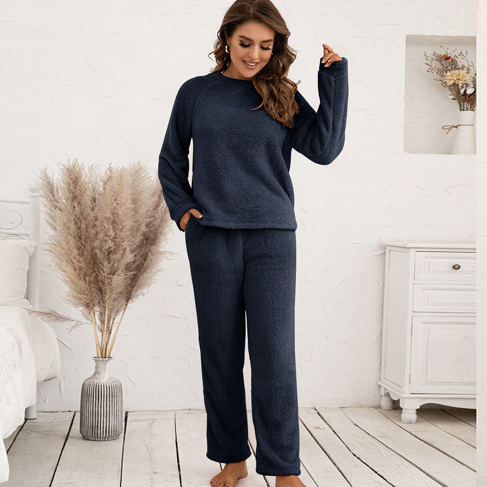 Zachte Pluche Loungepak Dames Huispak Comfy - StudioMarella