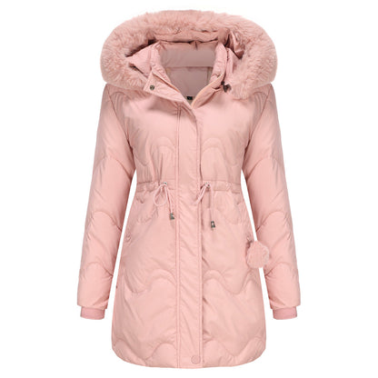 Dames Winterjas Warm en Gewatteerd met Afneembare Capuchon