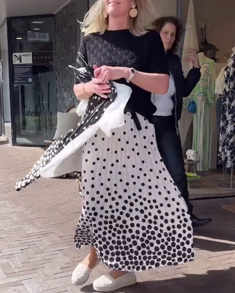 Elegante Rok met Plooi