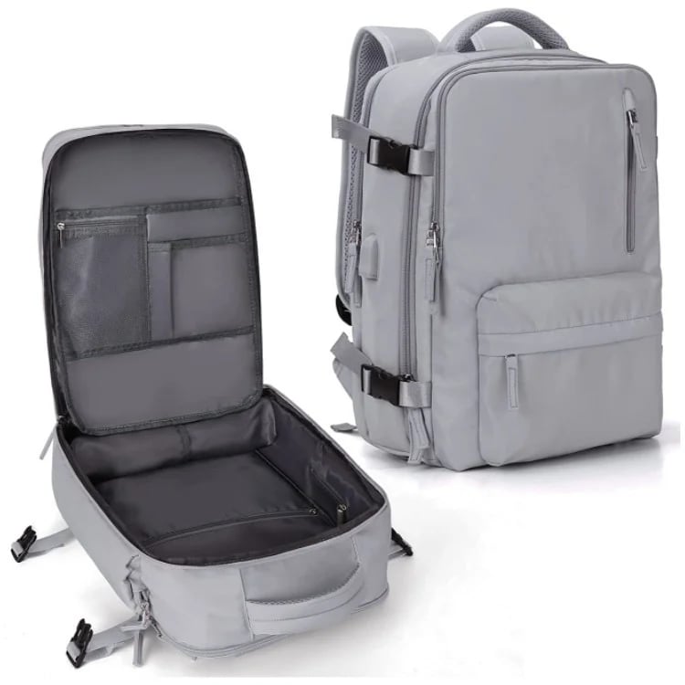 Grote Dames Reistas Waterdichte Wandelrugzak 35L Multifunctioneel met USB Poort