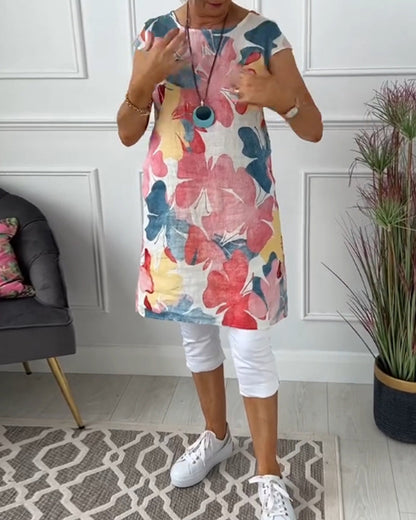Vrouwelijke Lainey Bloemen Top Casual Lange Mouw - StudioMarella