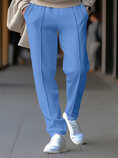 Heren Vrijetijdsbroek Comfortabel Elastisch Zwart Casual
